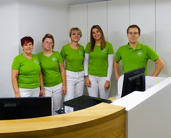 Das Team der Hausarztpraxis Dr. Störk in Mengen